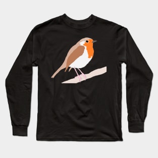 Christmas Robin Long Sleeve T-Shirt